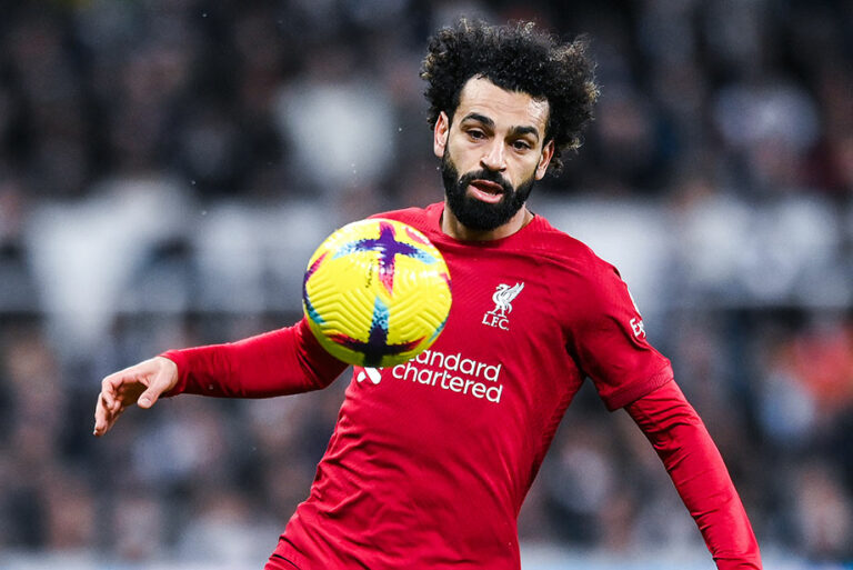 Mo Salah Wears Classic Adidas Liverpool Kit For GQ Photo Shoot